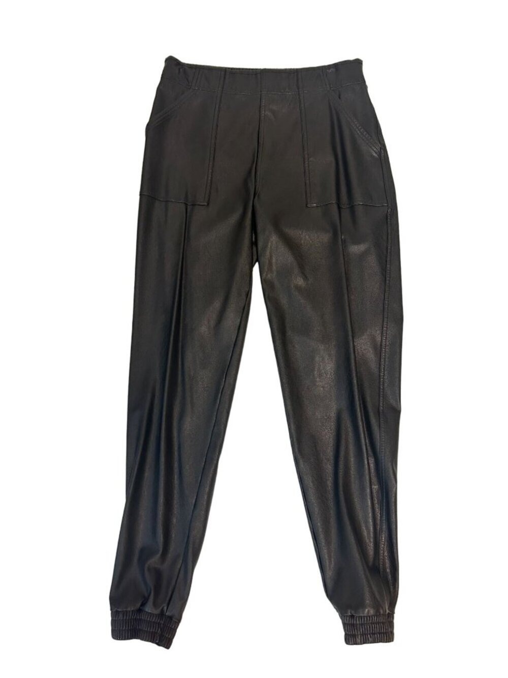SPANX Faux Leather Jogger Pants Medium - Picture 3 of 7
